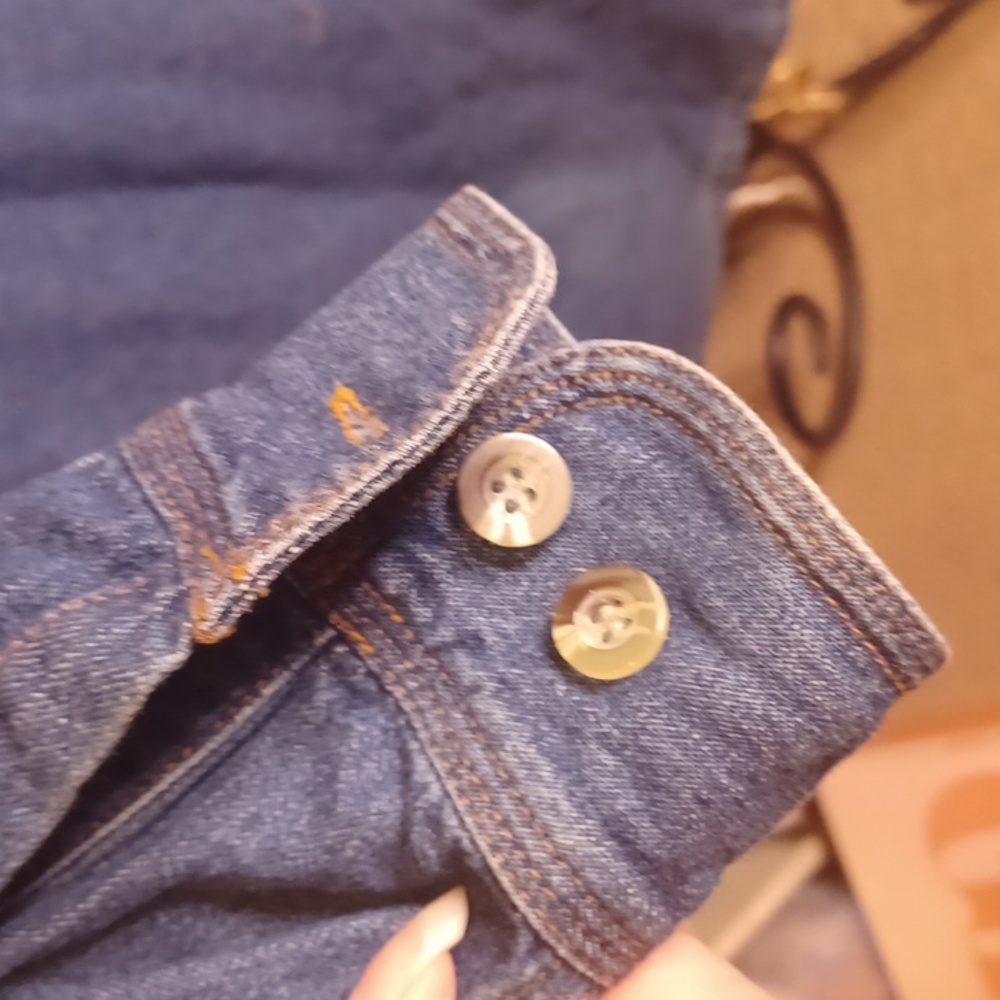 Vintage Harve Benard Classic Blue Denim Dress - Picture 9 of 9